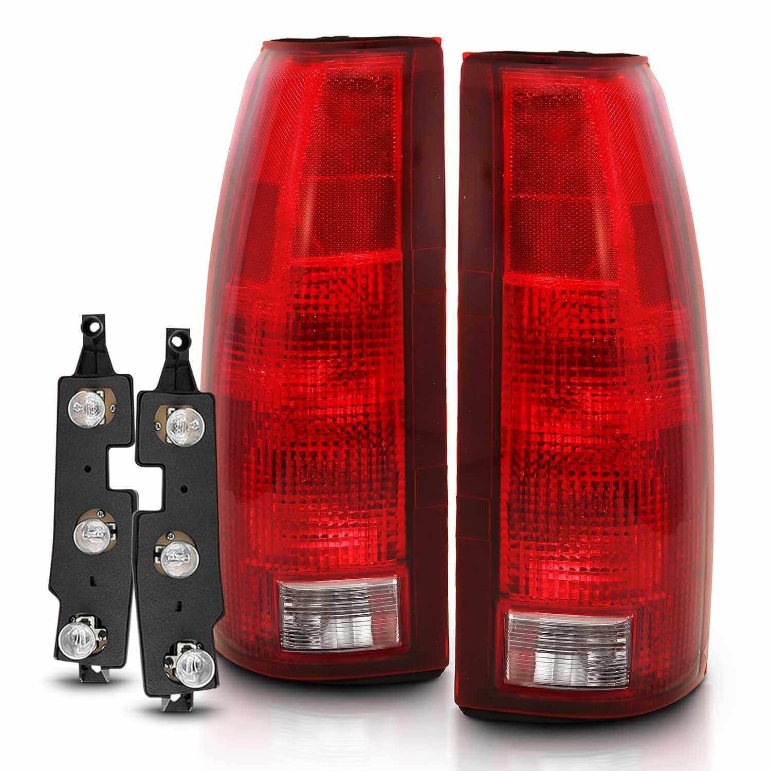 Anzo 311300 Euro Tail Lights With Red/Clear Lens