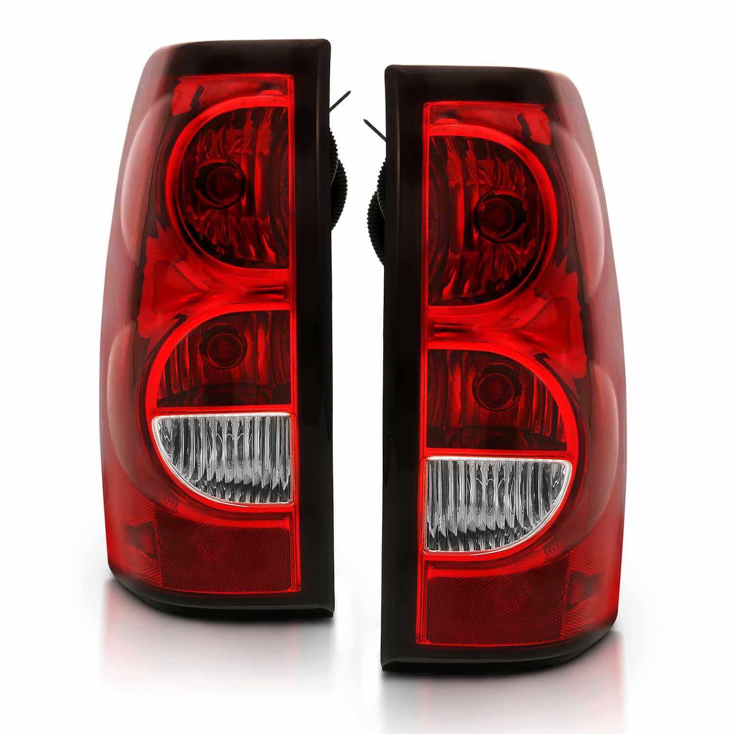 Anzo 311302 Euro Tail Lights With Red/Clear Lens