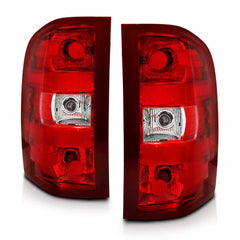 Anzo 311303 Euro Tail Lights With Red/Clear Lens