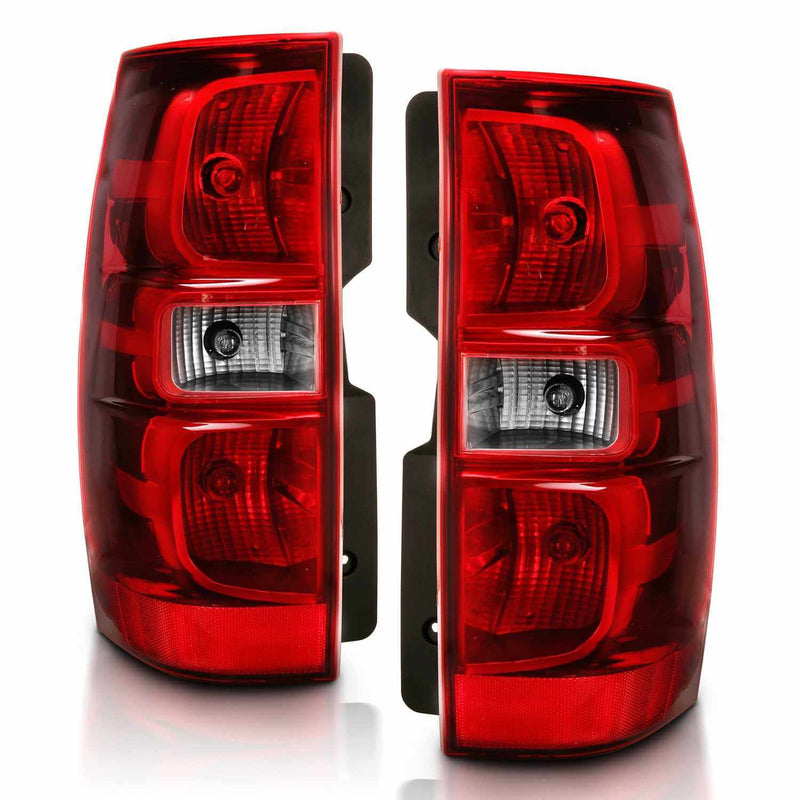 Anzo 311304 Euro Tail Lights With Red/Clear Lens