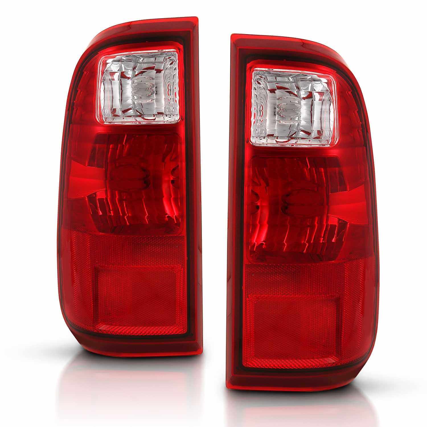 Anzo 311305 Euro Tail Lights With Red/Clear Lens