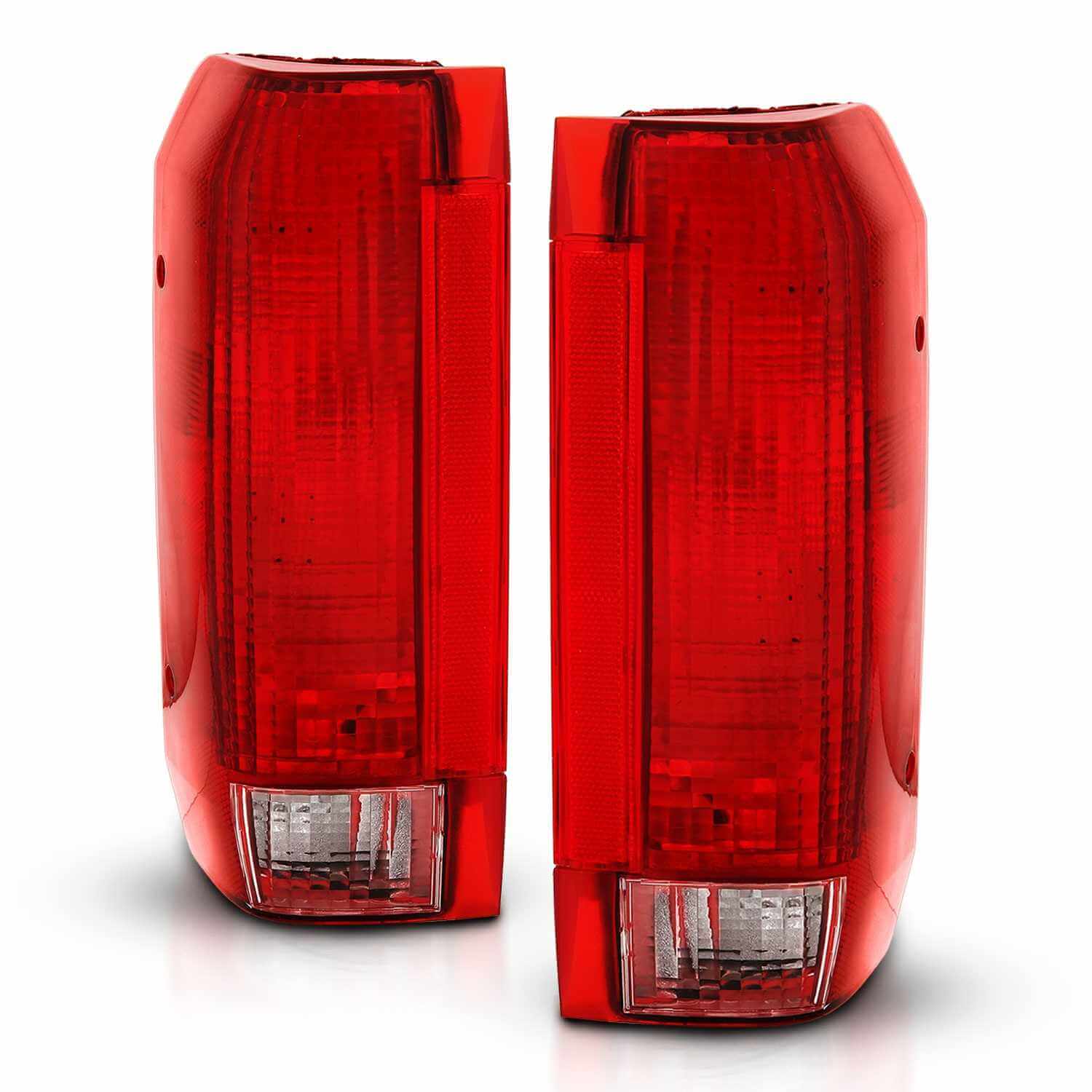 Anzo 311306 Euro Tail Lights With Red/Clear Lens