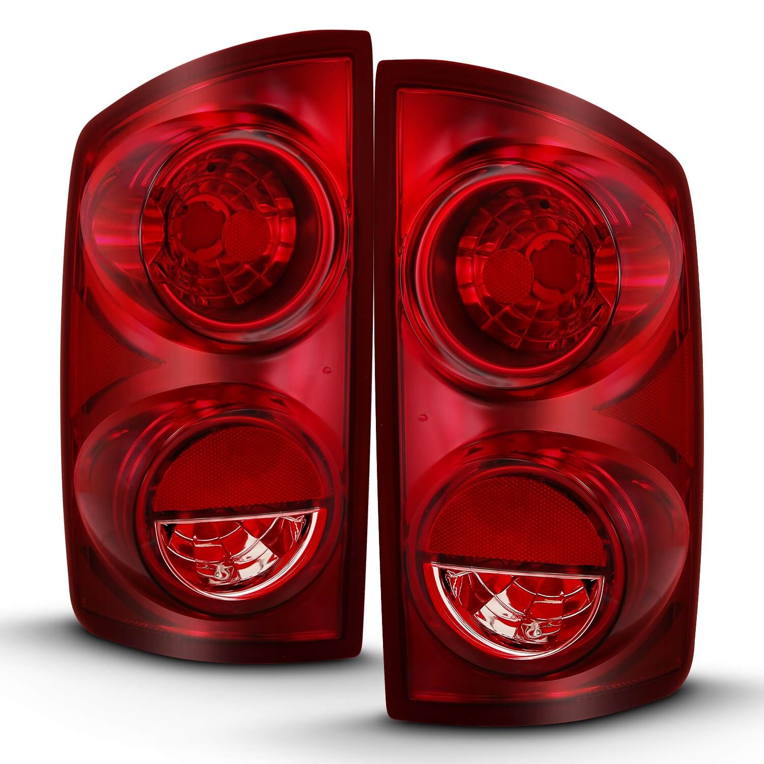Anzo 311309 Euro Tail Lights With Red Lens