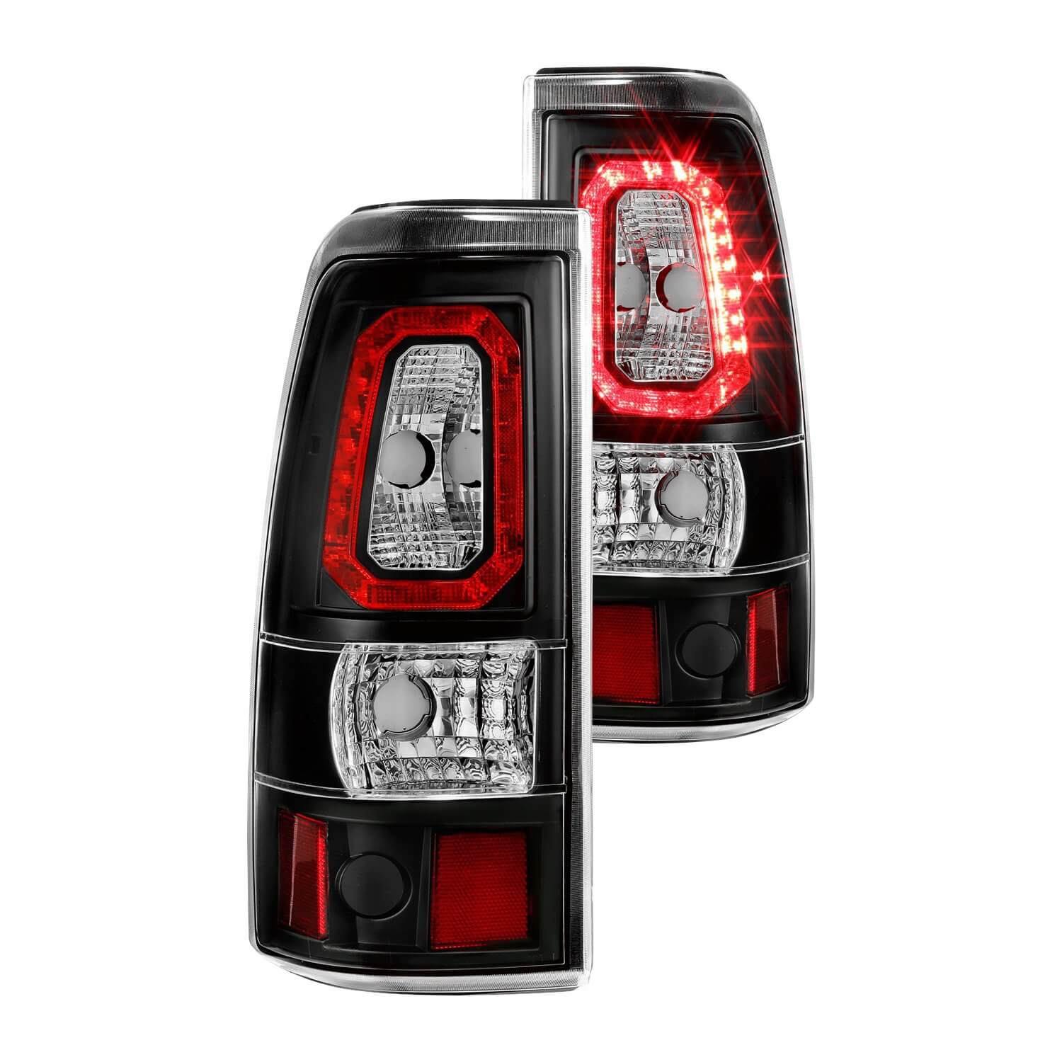 Anzo 311324 Plank Style LED Tail Lights With Clear Lens