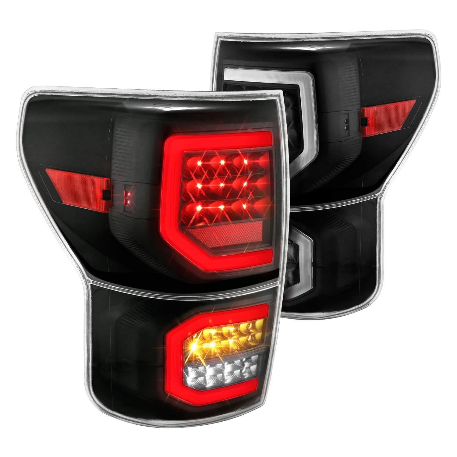 Anzo 311336 Plank Style LED Tail Lights With Clear Lens