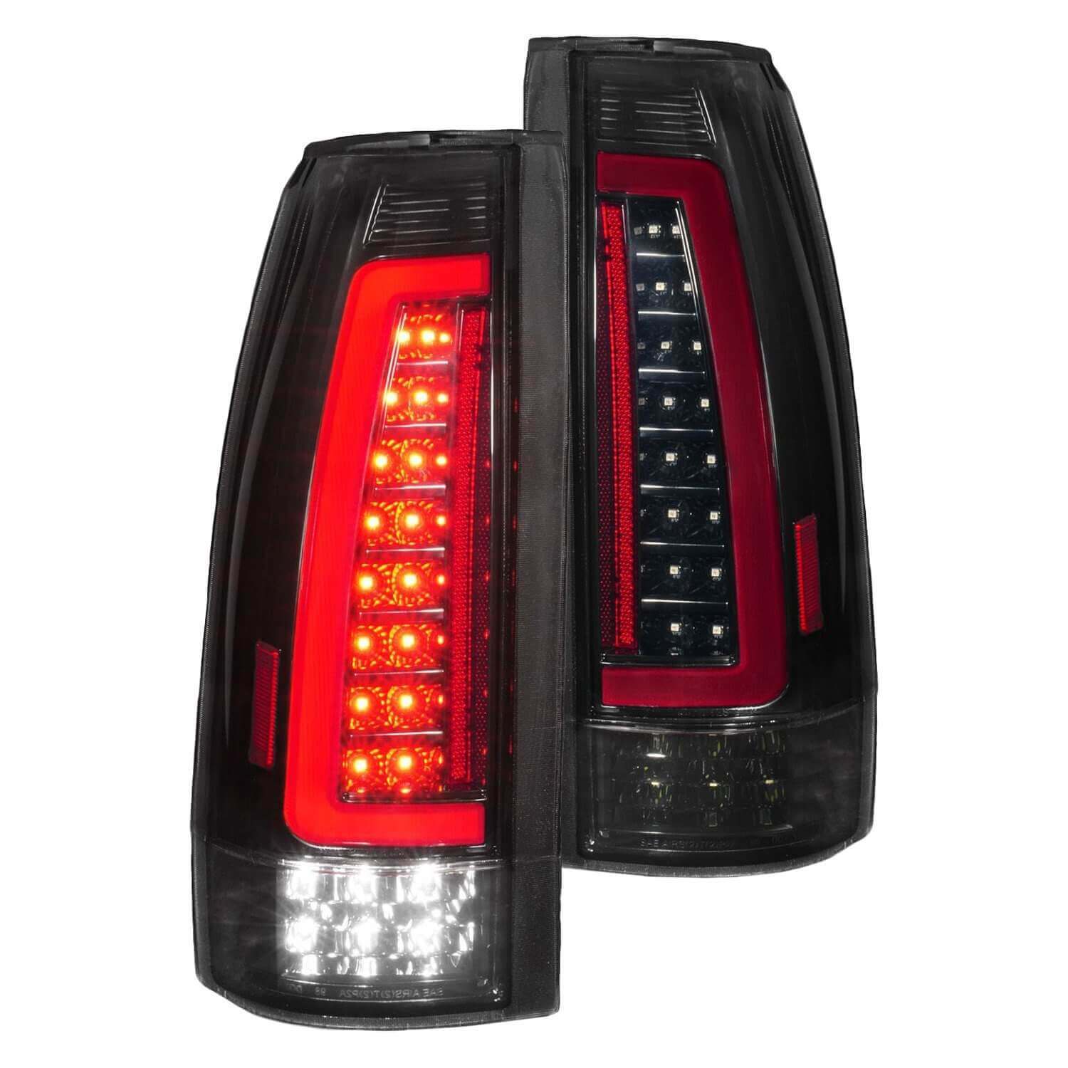 Anzo 311486 Red-White LED Tail Lights With Smoke Lens
