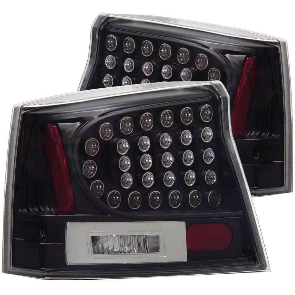 Anzo 321014 LED Tail Lights - LED - Black