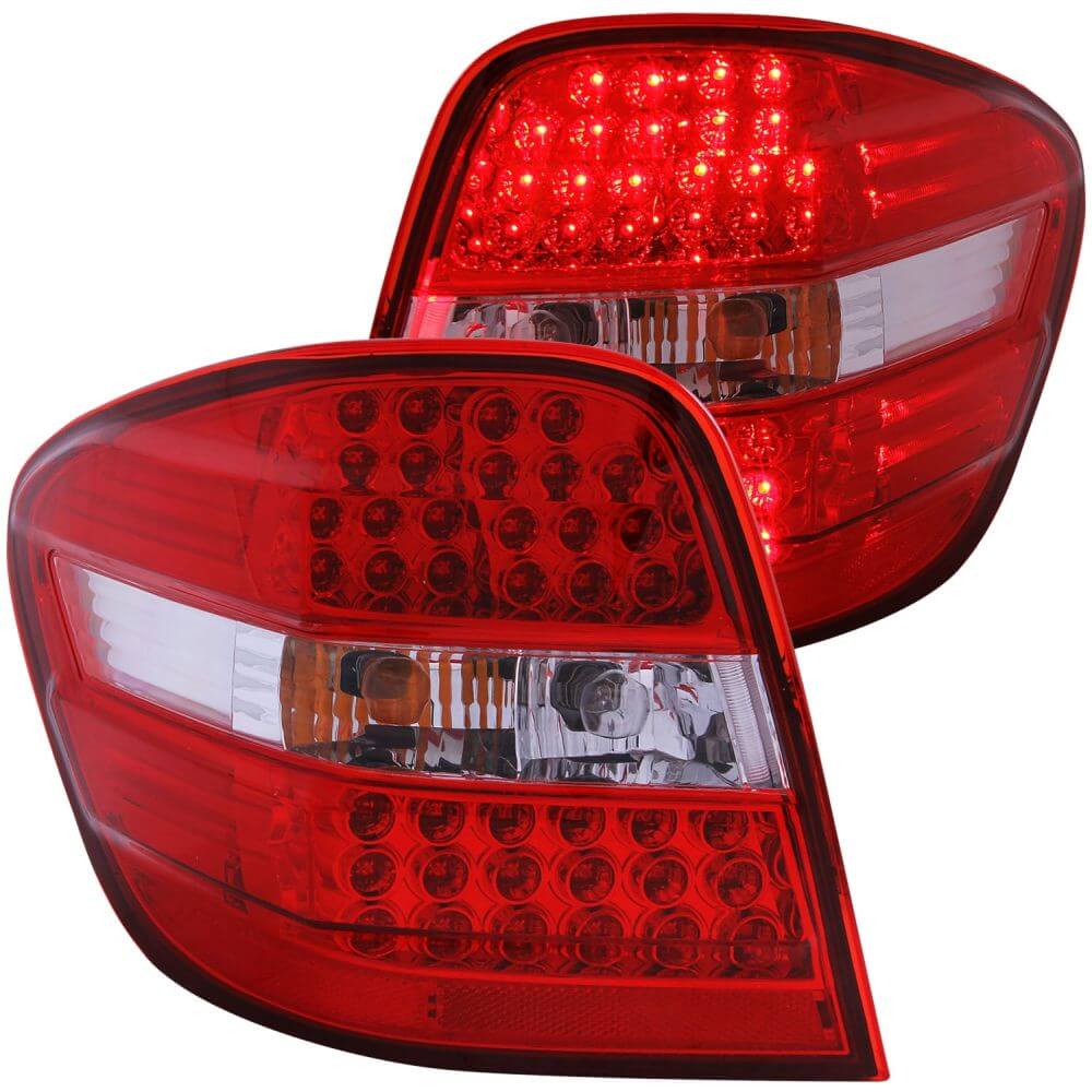Anzo 321053 LED Tail Lights - LED - Red/Clear