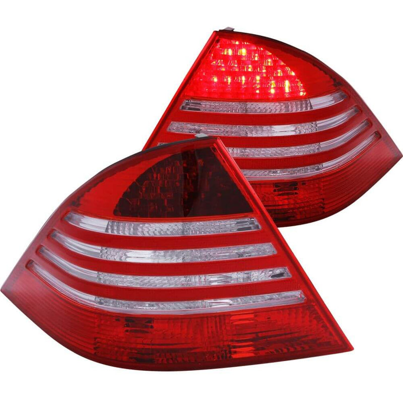 Anzo 321055 LED Tail Lights - LED - Red/Clear