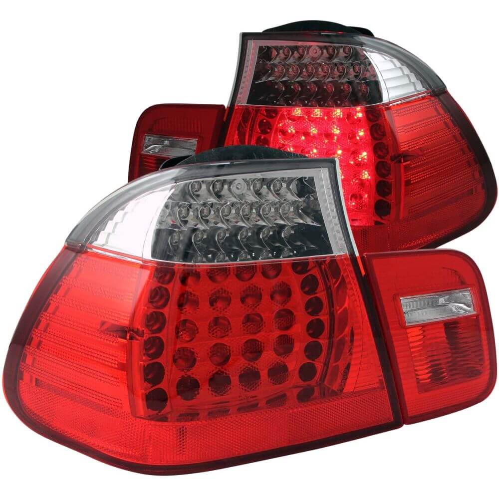 Anzo 321096 LED Tail Lights - LED - Red/Clear