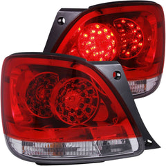 Anzo 321101 LED Tail Lights - LED - Red/Clear