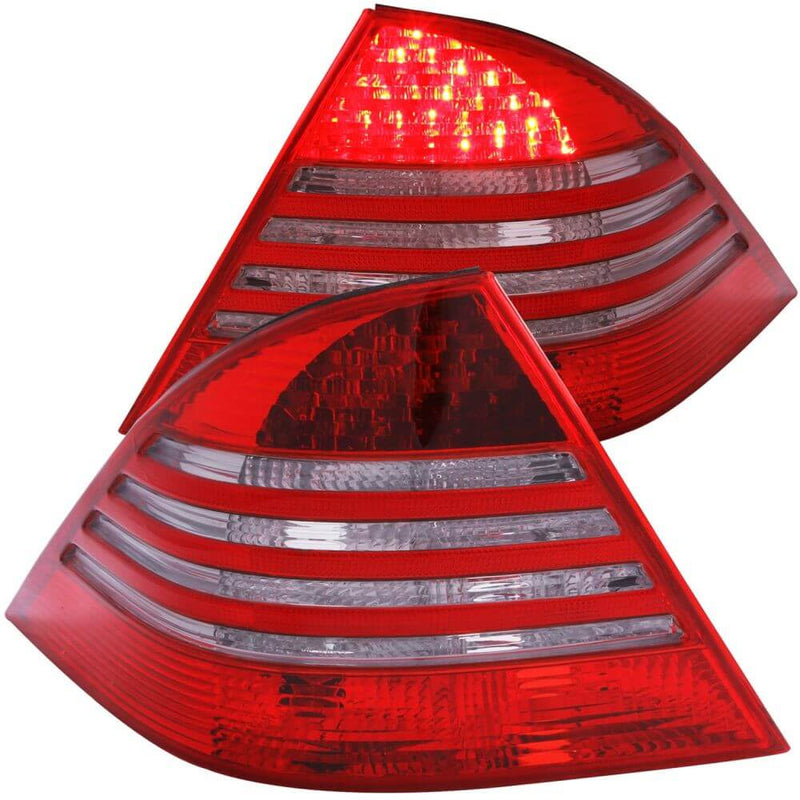 Anzo 321122 LED Tail Lights - LED - Red/Smoke