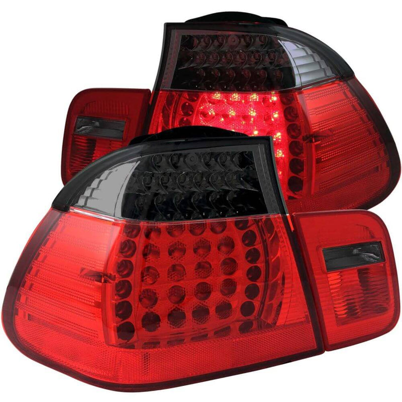 Anzo 321123 LED Tail Lights - LED - Red/Smoke