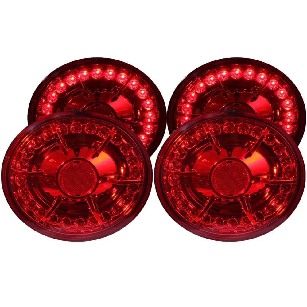 Anzo 321168 LED Tail Lights - LED 4 pcs - All Red