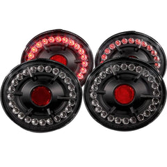 Anzo 321169 LED Tail Lights - LED 4 pcs - Black