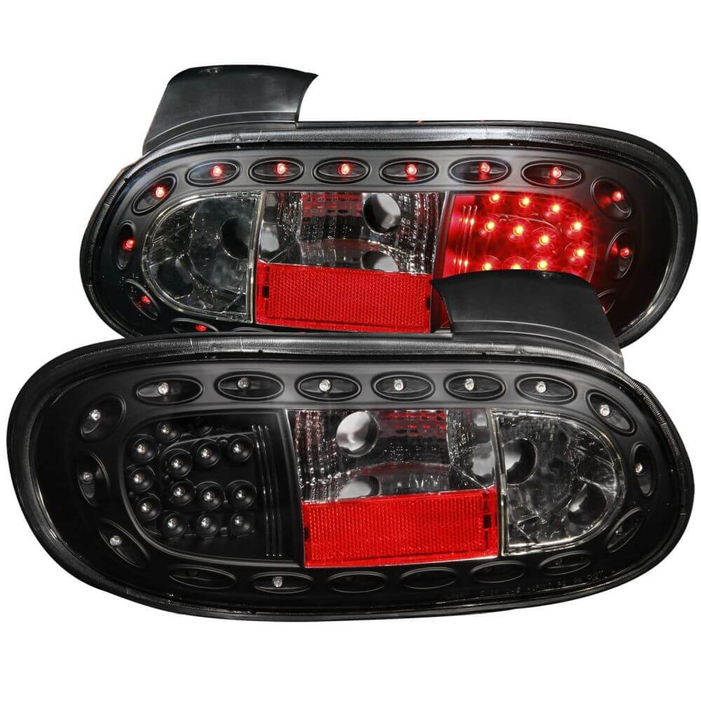 Anzo 321212 LED Tail Lights - LED - Black