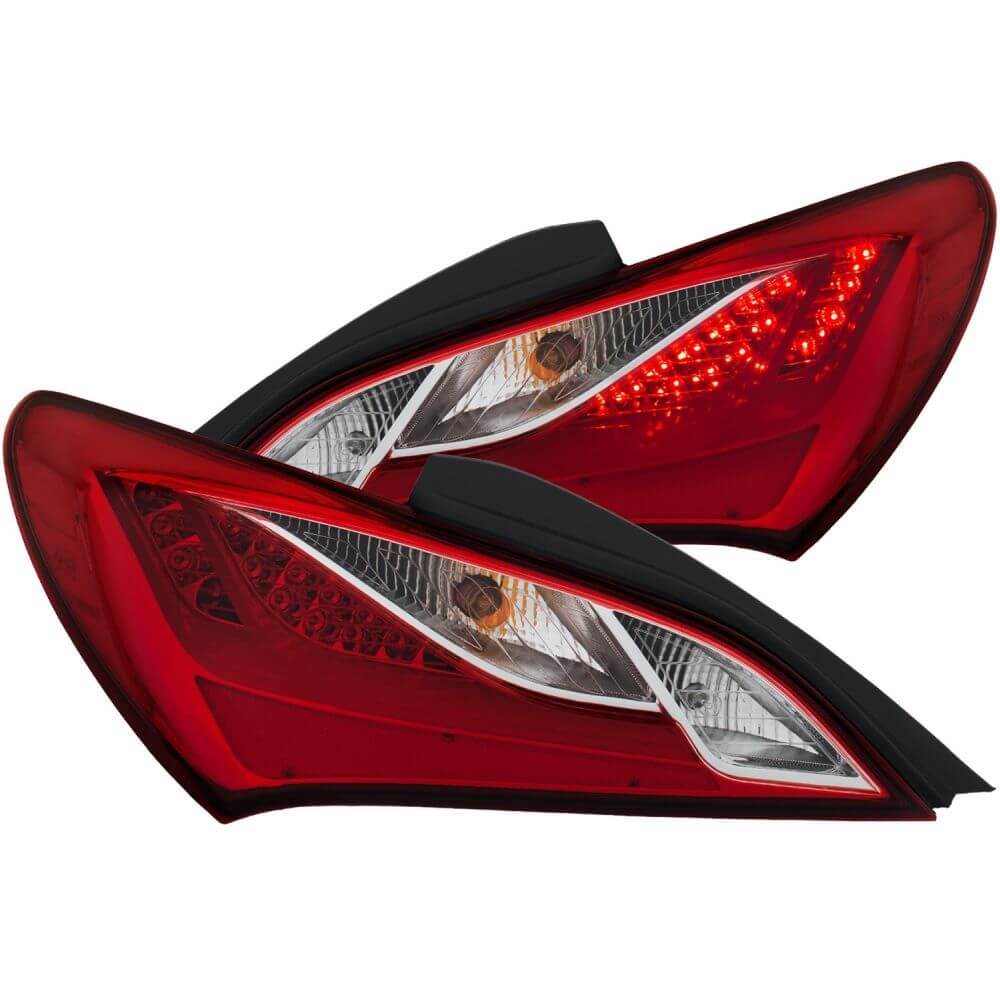 Anzo 321334 LED Taillights Red/Clear