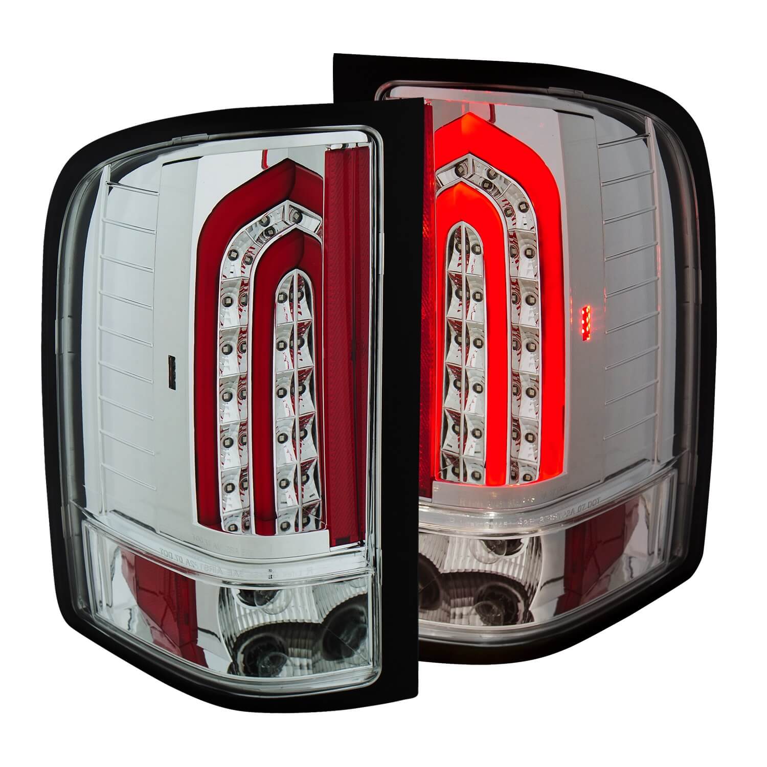 Anzo 321341 LED Tail Lights With Chrome Lens