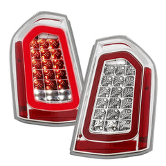 Anzo 321344 LED Tail Lights With Chrome Sequential Lens