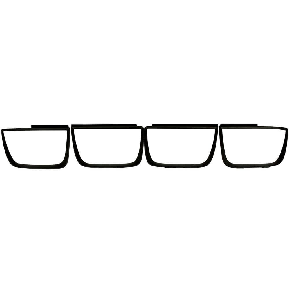 Anzo 351001 Bezels - Taillight Bezels-4pcs Flat Black