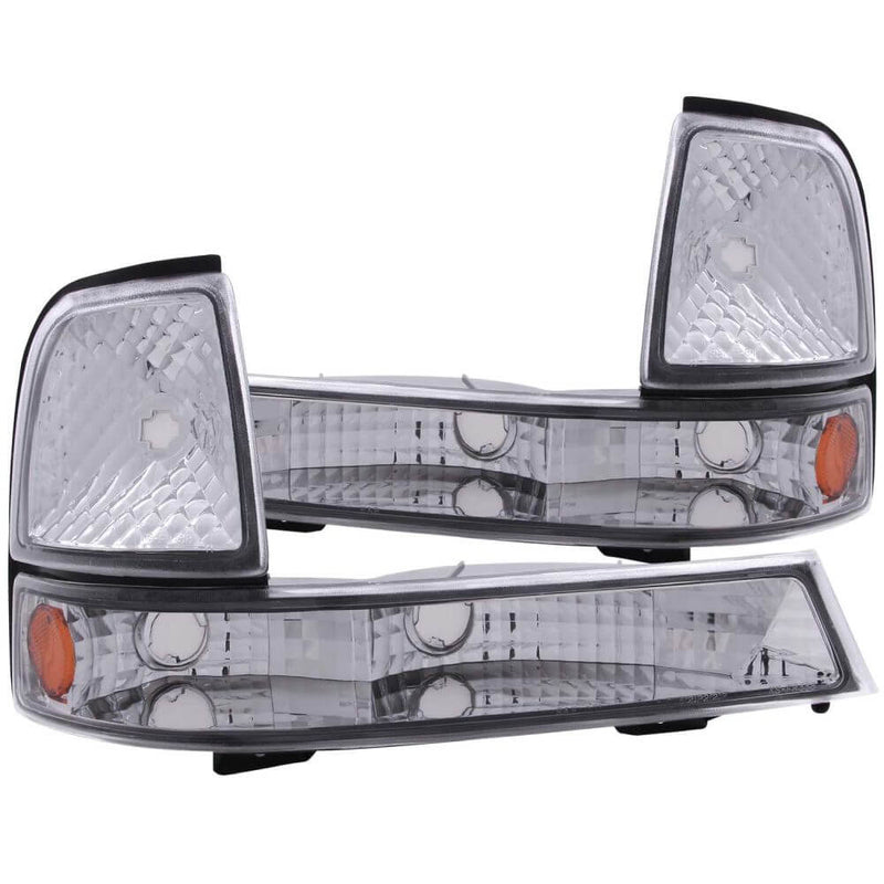 Anzo 511003 Parking Lights - Euro w/Amber Reflector