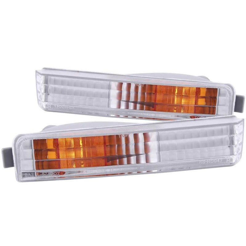 Anzo 511006 Bumper Lights - Euro w/Amber Reflector