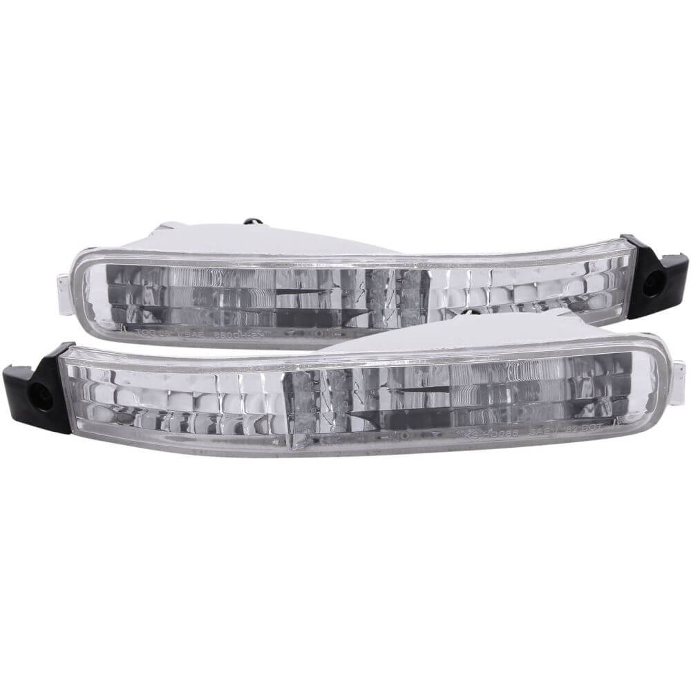 Anzo 511007 Bumper Lights - Euro w/Amber Reflector