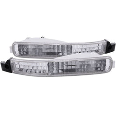 Anzo 511007 Bumper Lights - Euro w/Amber Reflector