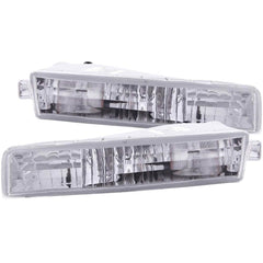Anzo 511012 Bumper Lights - Euro w/Amber Reflector