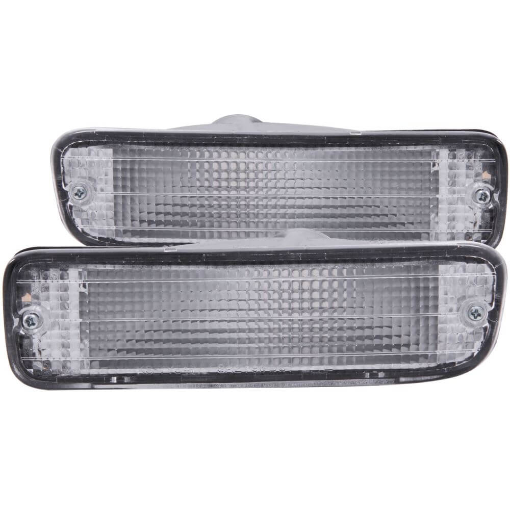 Anzo 511018 Bumper Lights - Clear w/Amber Reflectors
