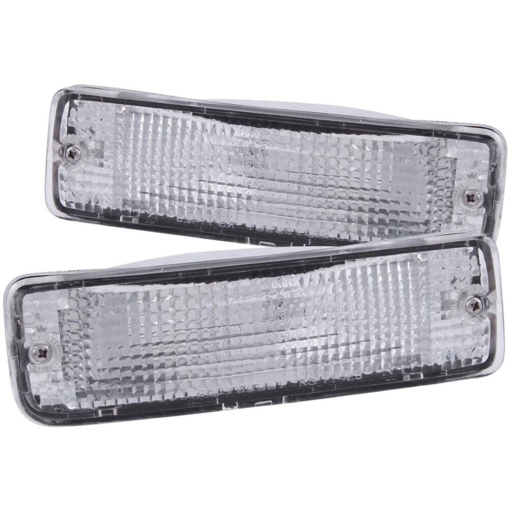 Anzo 511019 Bumper Lights - Clear w/Amber Reflectors