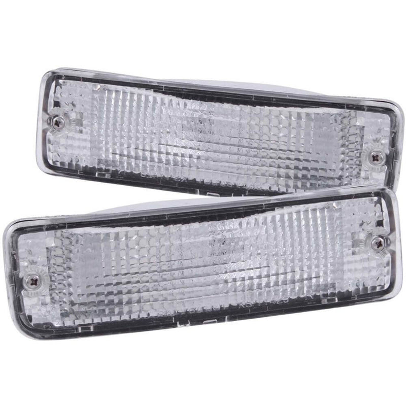 Anzo 511019 Bumper Lights - Clear w/Amber Reflectors