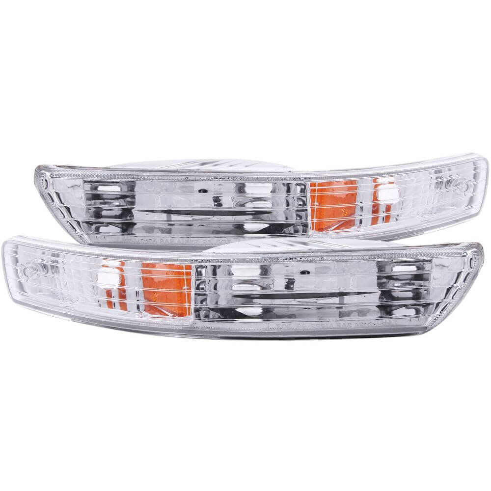 Anzo 511021 Bumper Lights - Euro w/Amber Reflector