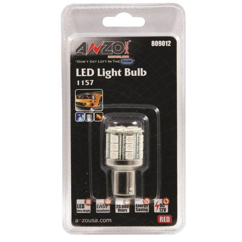 Anzo 809012 LED Replacement Bulb - LED - Red-28 LEDs 1 3/4 in. Tall