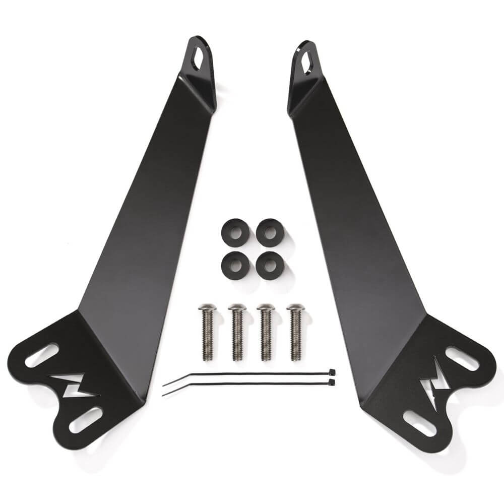 Anzo 851049 Mounting Bracket - 12" Inch Led Bar Hood Mounting Brackets