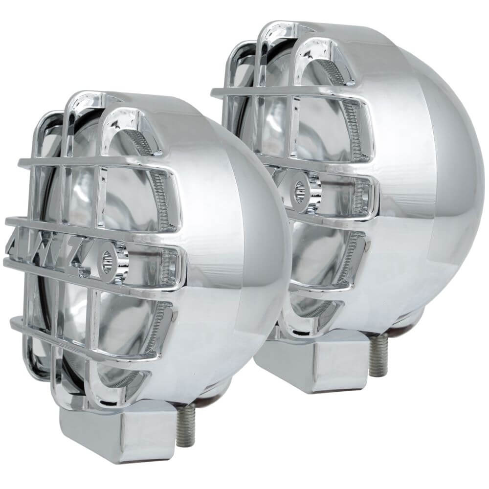 Anzo 861095 Hid Off-Road - 6" Hid Bullet Style Off-Road Lights Chrome Pair