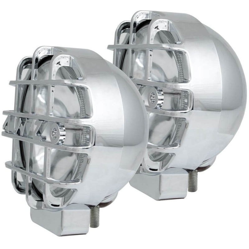 Anzo 861095 Hid Off-Road - 6" Hid Bullet Style Off-Road Lights Chrome Pair