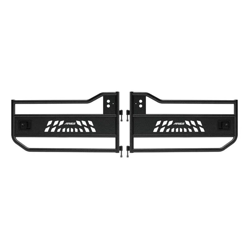 ARIES AR15009 Jeep Wrangler JK Aluminum Front Tube Doors for 2007–2018 Jeep Wrangler JK