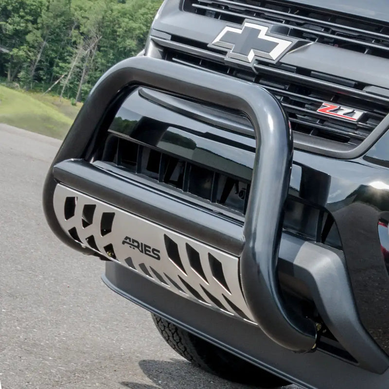 ARIES B35-4002 3" Black Steel Bull Bar for 2001–2007 Chevrolet Silverado 1500