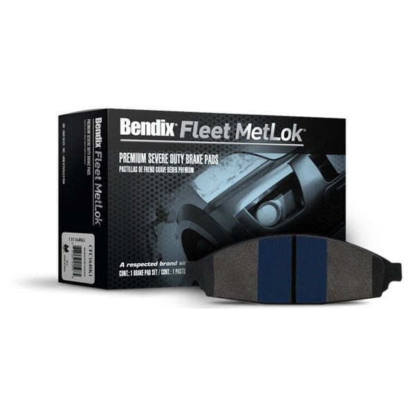 Bendix MKD2236FM Fleet MetLok™ Semi-Metallic Disc Brake Pads for 2018-2026 Mercedes Sprinter Rear