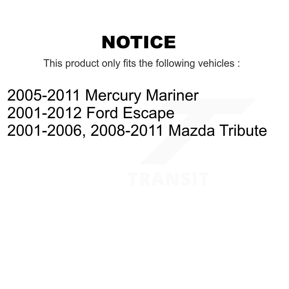 Kugel 70-510072 Front Wheel Bearing for 2001-2012 Ford Escape, Mazda Tribute, Mercury Mariner
