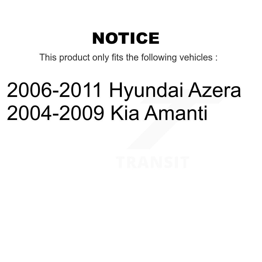 Kugel 70-510084 Front Wheel Bearing for 2004-2011 Kia Amanti, Hyundai Azera