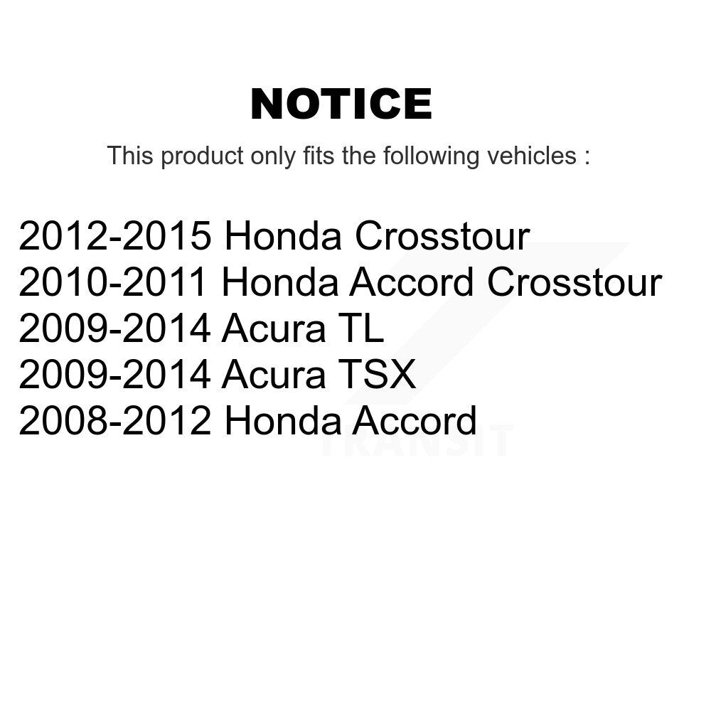 Kugel 70-510095 Front Wheel Bearing for 2008-2015 Honda Accord, Acura TL and Select Vehicles
