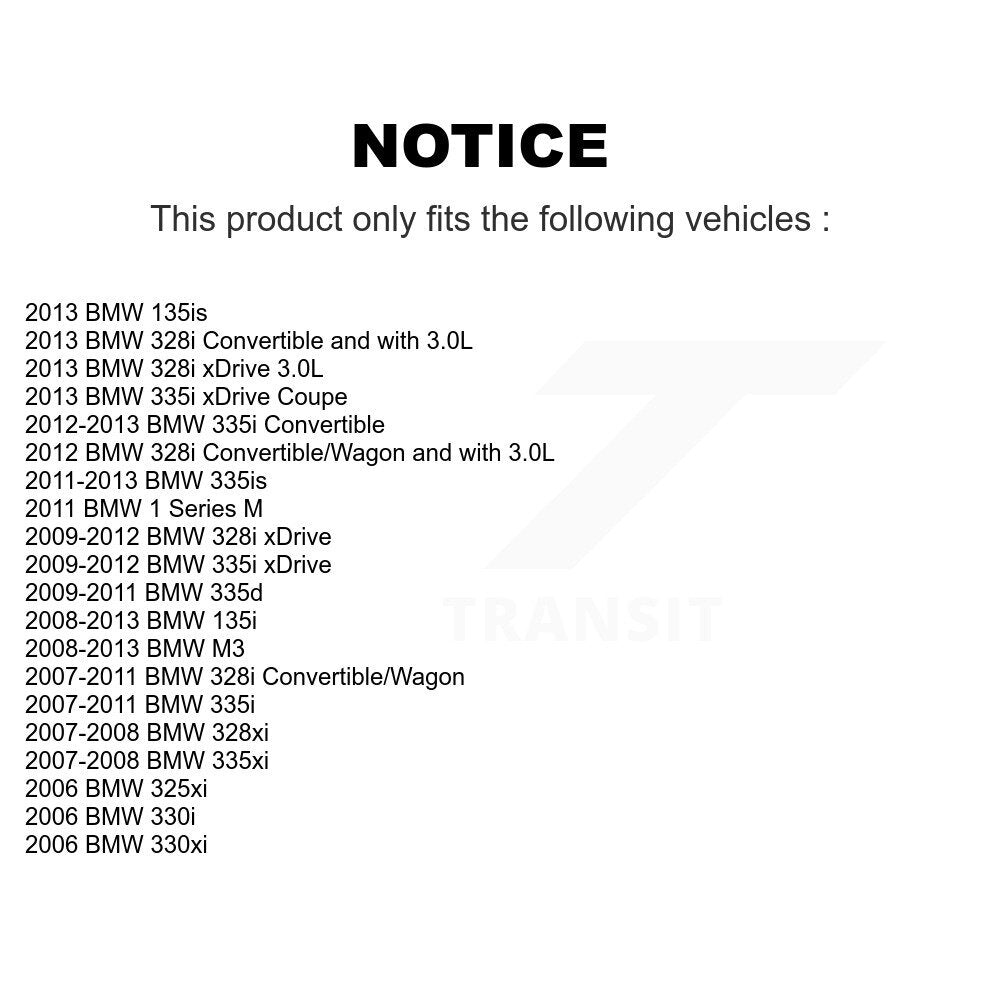 Kugel 70-511044 Rear Wheel Bearing for 2006-2013 BMW 325xi, BMW 330i and Select Vehicles