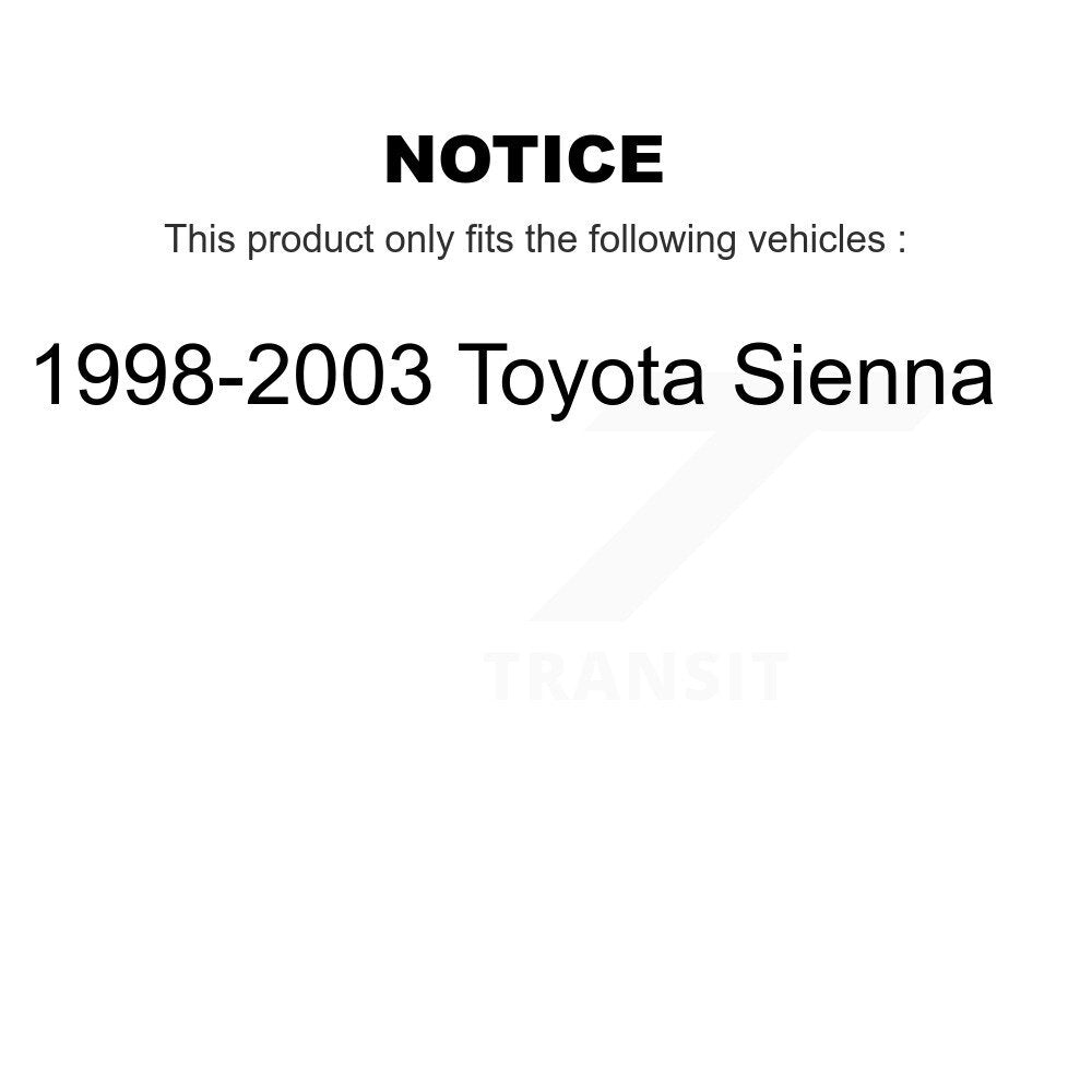 Kugel 70-512041 Rear Wheel Bearing Hub Assembly for 1998-2003 Toyota Sienna