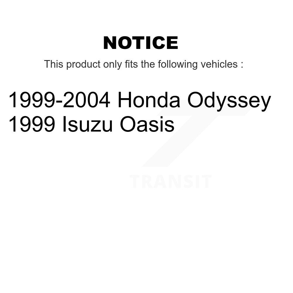 Kugel 70-512180 Rear Wheel Bearing Hub Assembly for 1999-2004 Honda Odyssey, Isuzu Oasis