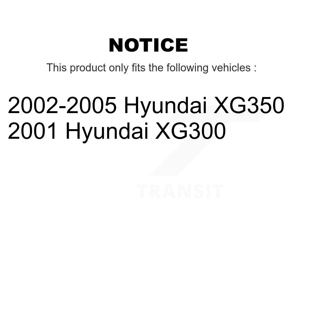 Kugel 70-512189 Rear Wheel Bearing Hub Assembly for 2001-2005 Hyundai XG300, XG350
