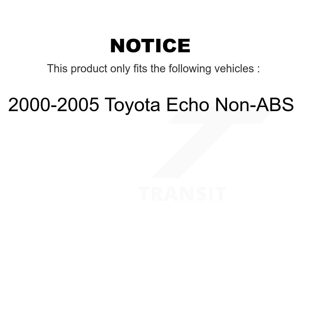 Kugel 70-512210 Rear Wheel Bearing Hub Assembly for 2000-2005 Toyota Echo