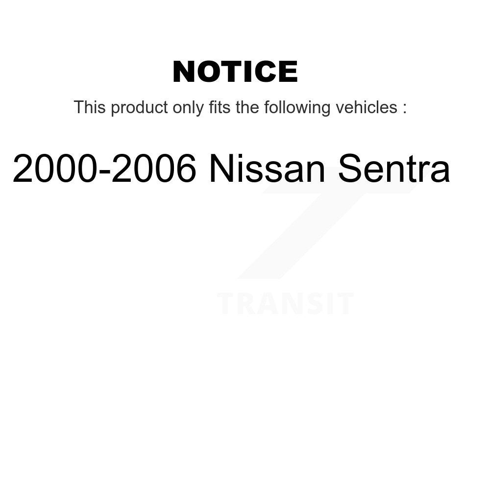 Kugel 70-512303 Rear Wheel Bearing Hub Assembly for 2000-2006 Nissan Sentra