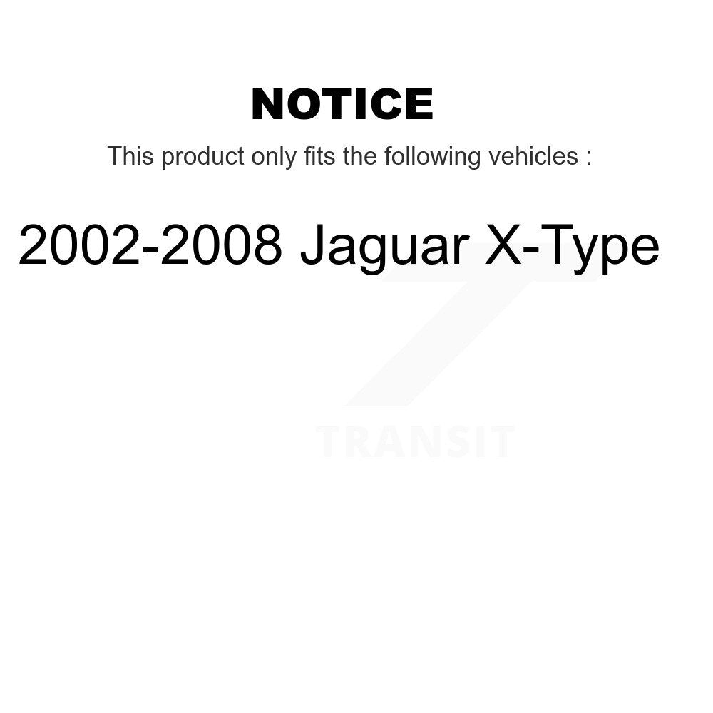 Kugel 70-512306 Rear Wheel Bearing Hub Assembly for 2002-2008 Jaguar X-Type